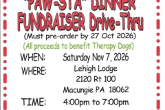 PAWsta DINNER